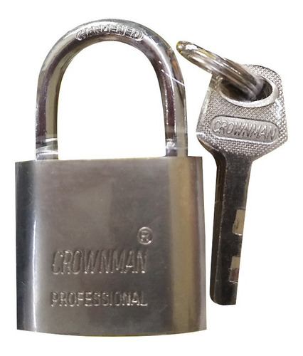 Candado Seguridad 40mm Acero Crownman
