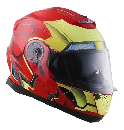 Casco de iron man moto new arrivals