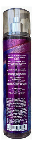 Body Mist Bath And Body Secret Wonderland