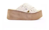 Comprar Sandalia Plataforma Belsoulye 2118-02 Mujer Brillo Cshoes