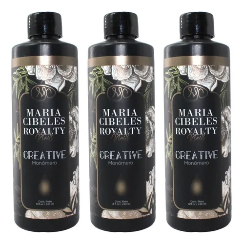 comprar Paquete De 3 Monómeros \u002F Liquido Acrílico. Mc Royalty 8oz