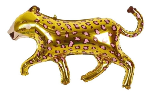Globo Metalizado Leopardo Animal Selva 24 Pulgadas 