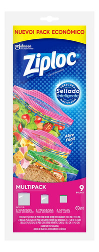 Ziploc Bolsa Multipack X 9 Unidades