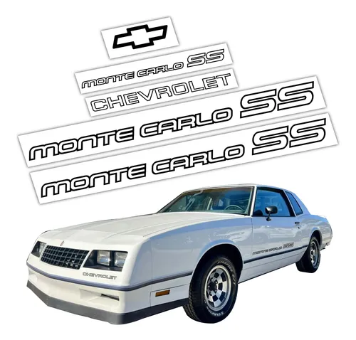 comprar Chevrolet Monte Carlo Ss De 1983 Kit Stickers Calcomanías