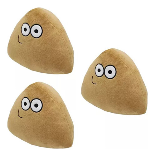 Emoción Alien Pou Furdiburb Muñeco Peluche Juguete 3 Piezas