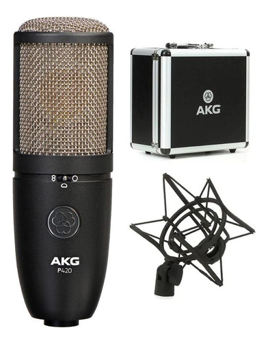 Akg Pro Audio P420 Micrófono De Condensador De Doble Cápsula