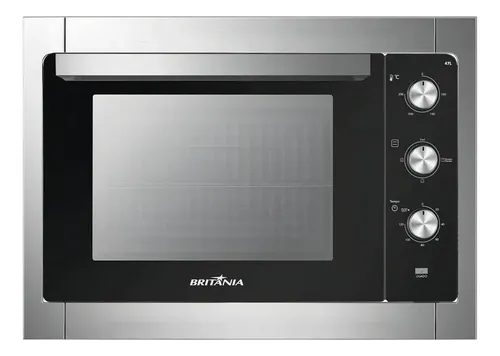 Forno de embutir elétrico Britânia BFE47P 47L aço inox
