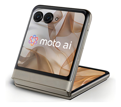 Motorola Razr 50 - Vainilla - Cuero vegano - Excelente (Reacondicionado)