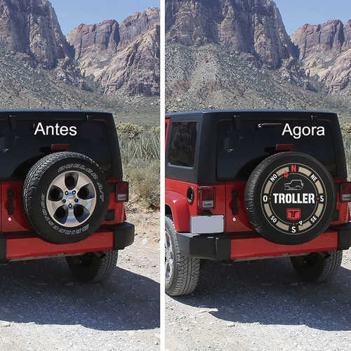 Capa Estepe Personalizada Protetor Pneu Especial Troller T4