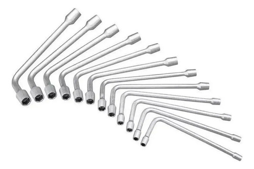 Jogo De Chave Biela 8 A 19 Mm 12 Peças - R01802012 Gedore Red Cor Prateado
