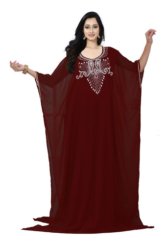 Koc Mujeres Kaftan Farasha Maxi Vestido De B07nl92fbg_070424