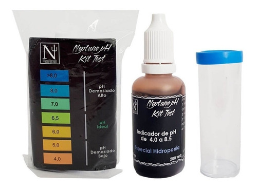 Imagen 1 de 5 de Medidor De Ph Phmetro Liquido Hidroponía Cultivo 30ml