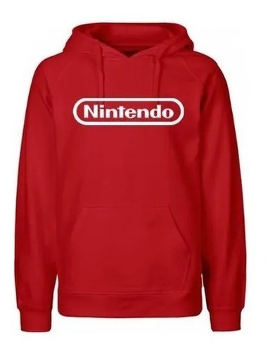 Sudadera Hoodie Estampado Vinil Textil - Nintendo