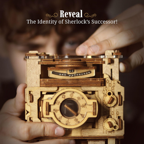 Puzzle Box Adventure Cluebox Pro - Cámara De Sherlock Con Tr