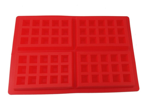 Molde Silicona Waffle Tableta Chocolate Cotillon Sergio Once