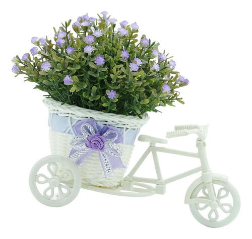Cesta De Flores Contenedor Triciclo Planta En Maceta