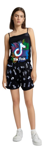 Pijama De Titantes Tik Tok Sexy Short Toktik Pijma