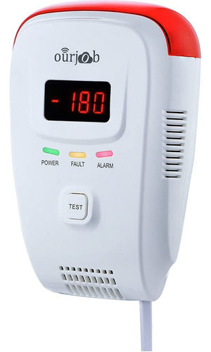 Yk-818 55 - Detector De Gas Natural Con Sensor De Alarma De.