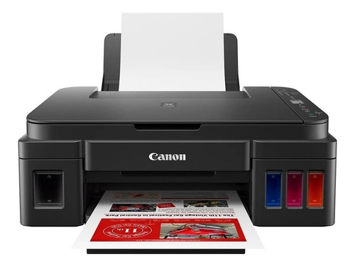 Impresora a color multifunción Canon Pixma G3110 con wifi negra 110V/220V G3110
