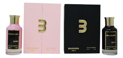 Set Bharara Onyx Y Rose Eau De Parfum 100 Ml