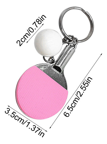 Llavero De Tenis De Mesa Llavero De Pong Decoración De Llave