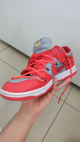 Tenis Nike Dunk Low Red Nike X Offwhite Original