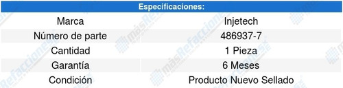 Inyector Combustible Mpfi Sierra 25 8cil 6.0l 08-08 8156461