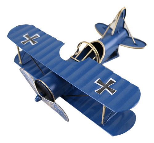 Modelo De Avión De Combate De La Primera Guerra Mundial Azul