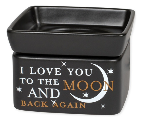 Elanze Designs Love You To The Moon - Vela Electrica 2 En 1