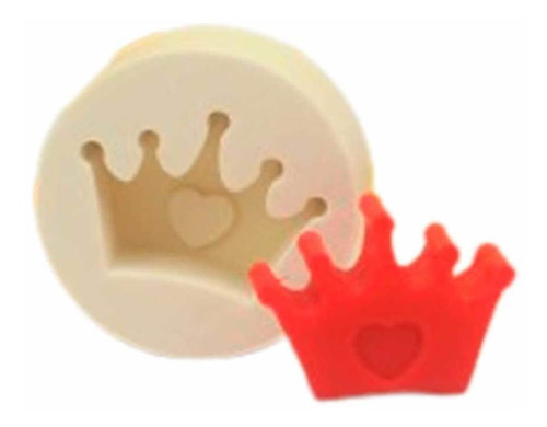 Molde Silicone Coroinha Com Coração