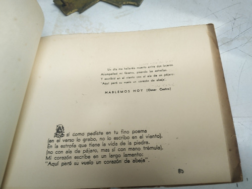 A Fuego Lento 1947 Poemas Hernán Cañas (Usado)