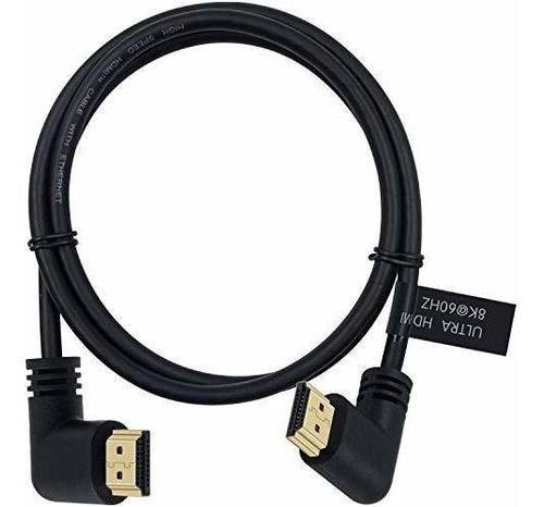 Cable Hdmi 2.1 8k 1mt 90 Grados Poyiccot -g7