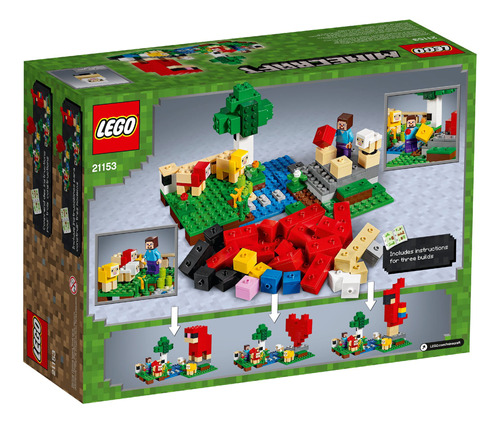 Lego Minecraft La Granja De Lana 21153 Set De Construcción D
