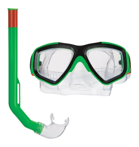 Kit De Mergulho Infantil Com Mascara E Snorkel Praia Piscina