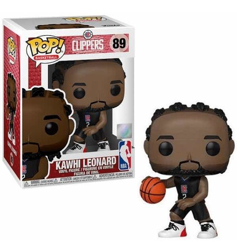 Funko Pop Kawhi Leonard Clippers Nba Jersey Negro Env Gratis