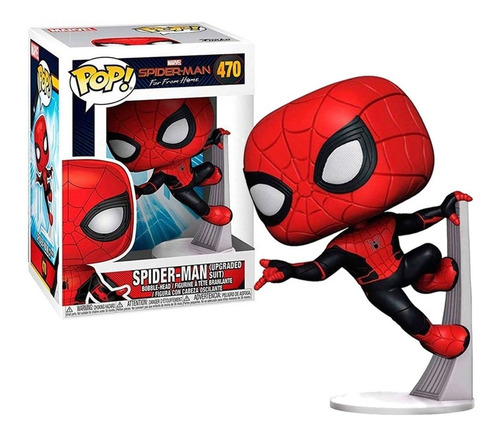 Funko Pop Spiderman 470 Hombre Araña Trepando Peter Parker