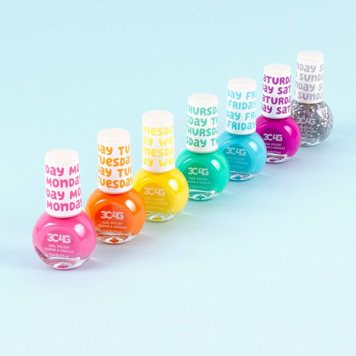 Kit 7 Pinta Uñas Que Cambian De Color Con Estados De Ánimo