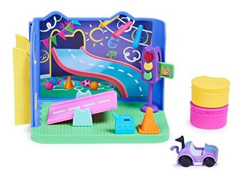 Casa De Muñecas Gabbys Carlita Purrific Sala De Juegos 