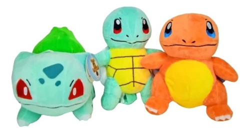 Peluches Pokemon Pikachu Charmander Bulbasaur Squirtle