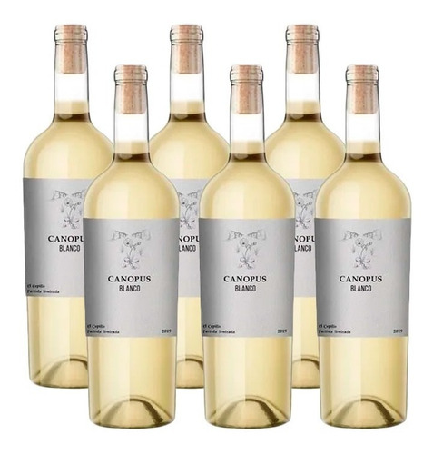 Vino Blanco Canopus Sauvignon Blanc Caja X 6 Unidades