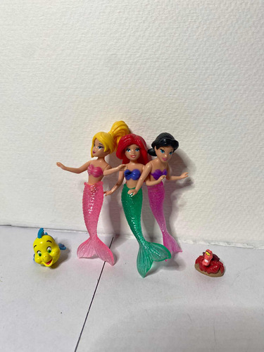 Muñecas Tipo Polly Pocket La Sirenita Y Hermanas