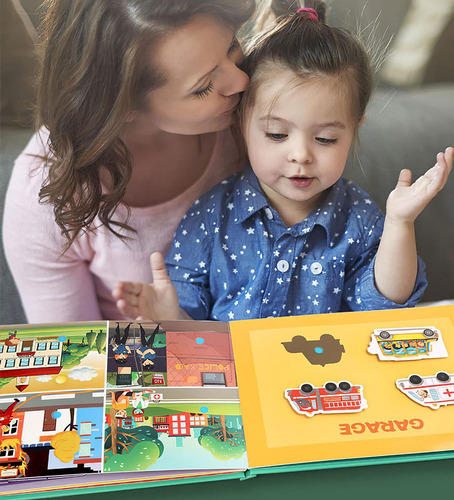 Libro Interactivo Lazhu Montessori, Libro Silencioso