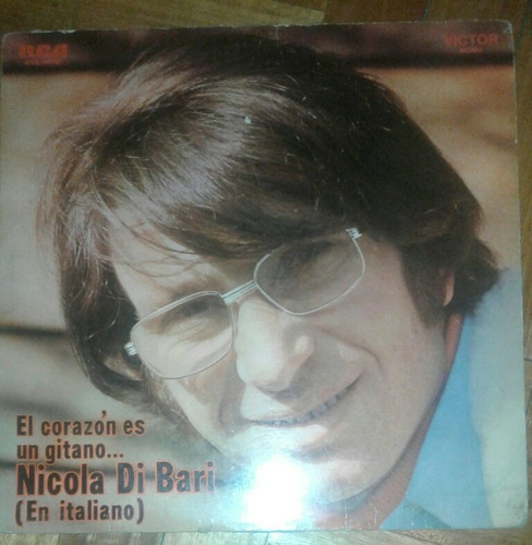 Vinilo Nicola Di Bari El Corazon Es Un Gitano (en Italiano)