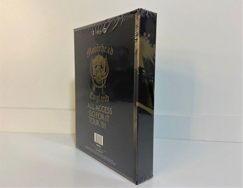 Caja Deluxe de 04 CDs de Motorhead No Sleep 'til Hammersmith