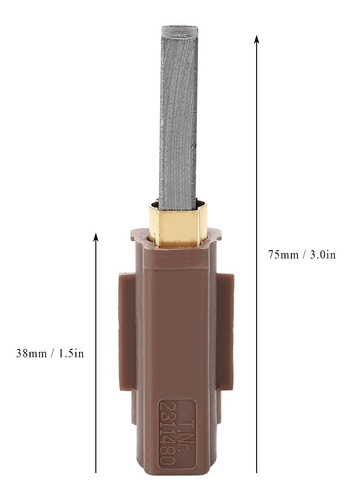Cepillo De Carbón Con Motor De Aspiradora Doméstica Para Ame