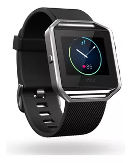 Fitbit Blaze - Reloj Inteligente De Fitness, Negro, Platead.