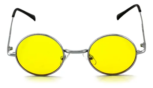 Gafas Redondas Estilo Ozzy Osbourne John Lennon Con Estuche