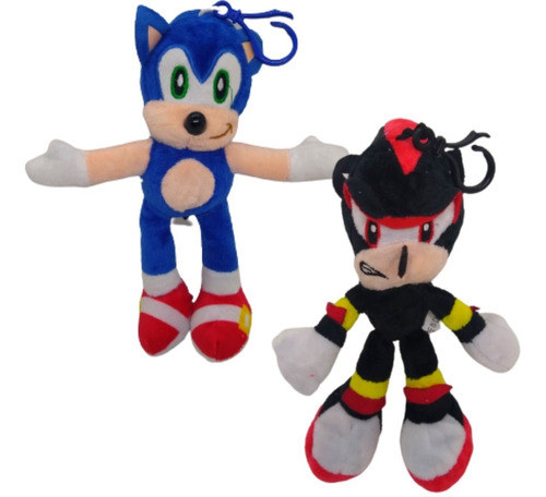 Peluche Mini Llavero Compatible Sonic Shadow 20cm Plush