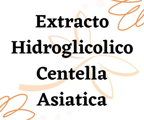 Extracto Hidroglicólico Centella Asiática  X 100ml Cosmético