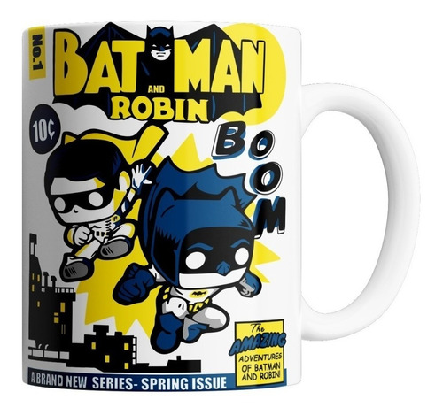 Tazón - Taza De Ceramica - Batman/robin